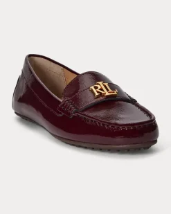 Loafer Barnsbury aus Knitter-Lackleder Red