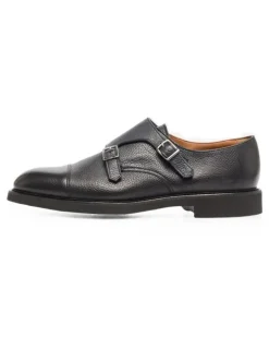 Loafer mit Monk-Riemen - Blau