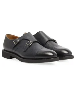Loafer mit Monk-Riemen - Blau