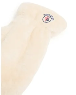 Logo-Handschuhe Beige