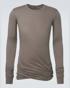Longsleeve aus Baumwoll-Jersey Grau