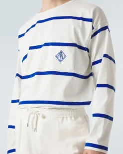 Longsleeve aus Baumwoll-Jersey Weiß