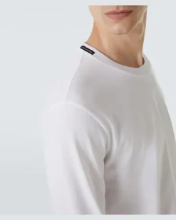 Longsleeve aus Baumwoll-Jersey Weiß