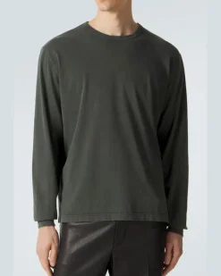 Longsleeve aus Baumwoll-Jersey Grau