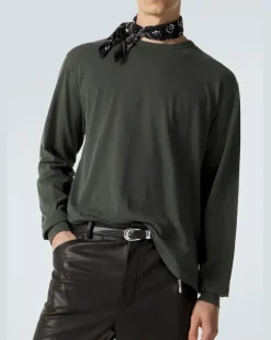 Longsleeve aus Baumwoll-Jersey GrüN