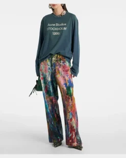 Longsleeve aus Jersey Blau