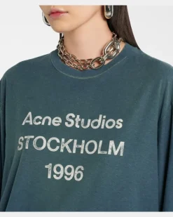 Longsleeve aus Jersey Blau