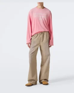Longsleeve 1996 aus Jersey Rosa