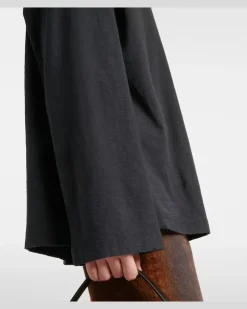 Longsleeve aus Jersey Schwarz