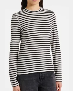 Longsleeve Susana aus Baumwoll-Jersey Schwarz