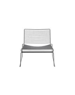 Lounge Sessel Hee - Grau - lackierter Stahl - Designer Hee Welling