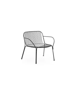 Lounge Sessel HiRay - Schwarz - bemalter galvanisierter Stahl - Designer Ludovica & Roberto Palomba