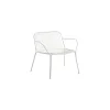 Lounge Sessel HiRay - Weiß - bemalter galvanisierter Stahl - Designer Ludovica & Roberto Palomba