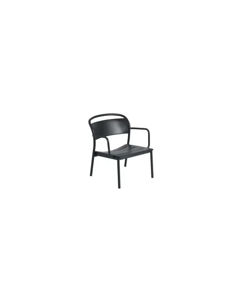 Lounge Sessel Linear - Schwarz - Stahl - Designer Thomas Bentzen