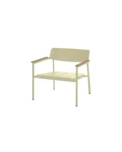 Lounge Sessel Shine - Beige - Teakholz - Designer Arik Levy