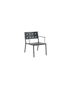 Lounge-Sessel stapelbar Balcony - Schwarz - Pulverbeschichteter Stahl - Designer Ronan & Erwan Bouroullec