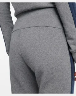 Low-Rise-Hose aus Baumwolle Grau