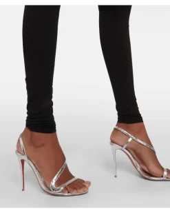 Low-Rise Leggings Schwarz