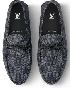 LV Driver Mokassin Grey