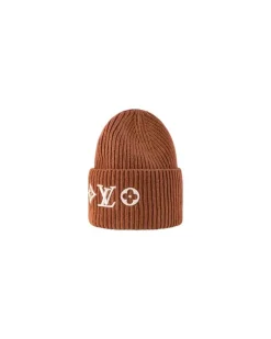 LV Headline Beanie Brown