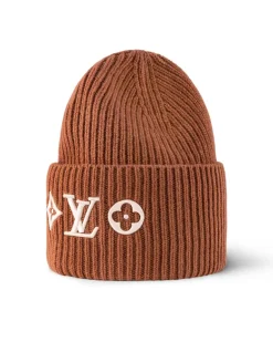 LV Headline Beanie Brown