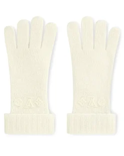 LV Monogram 3D Handschuhe Beige