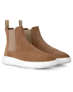 LV Pacific Chelsea-Boot Beige