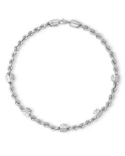 LV Rope Halskette Silver