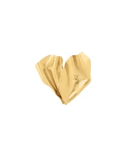 LV Sculptural Brosche Gold