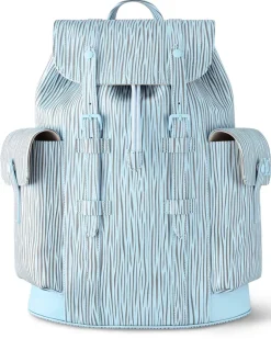 LV x Park Seo-Bo Christopher MM Rucksack Blue