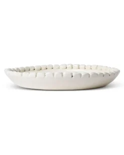 Malibu Servierplatte (37cm x 7cm) - Weiß