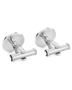 Manschettenknöpfe Star mit Edelstahlintarsie - Edelstahl - MB118607 - Cufflinks