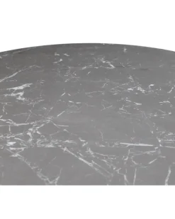 marble-effect coffee table (50cm) - Schwarz