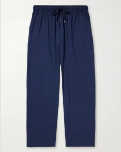 Marlowe Stretch-Micro Modal Jersey Pyjama Trousers Blue