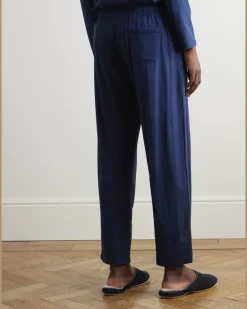 Marlowe Stretch-Micro Modal Jersey Pyjama Trousers Blue