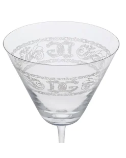 Martiniglas mit Logo-Prägung - Weiß