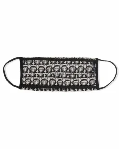 Maske mit Print - Nude