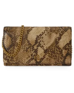 medium Adair II snakeskin-effect logo-plaque belt bag - Braun