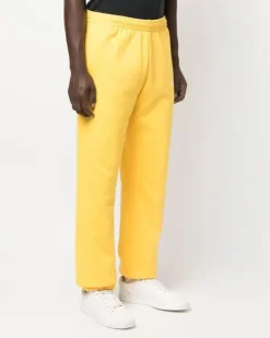 Men Le Jogging Logo Sweatpants Yellow Clothing ><noscript><img width=