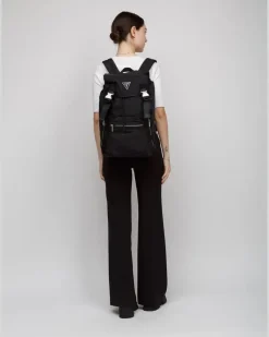 Men's Backpack Black Polyester Bags - Backpacks