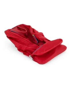 Men's Backpack Red Recycled Nylon Bags - Backpacks