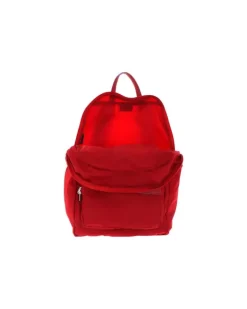Men's Backpack Red Recycled Nylon Bags - Backpacks