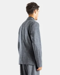 Men's 2b Blazer Jacket Gray