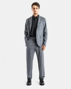 Men's 2b Blazer Jacket Gray