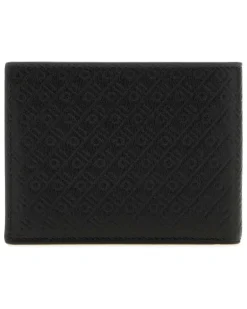 Men's Black Leather Wallet Neroneronero Exterior: Portafogli