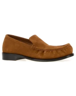 Men's Camel Suede Loafers Tan Mocassini
