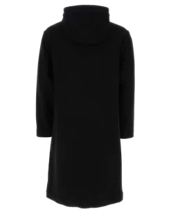 Men's Coat Black Virgin Wool Nylon