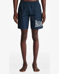 Men's College-Logo Swim Shorts Ss26 M Navy
