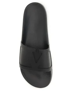 Men's Coolside Slider Sandals Nero Rubber Black