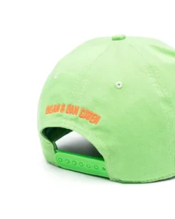 Men's Embroidered Logo Baseball Cap Green Accessories > Beanies & Hats